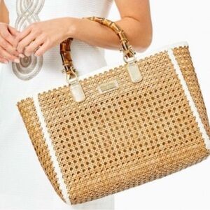 Lilly Pulitzer Greydon Cane Tote